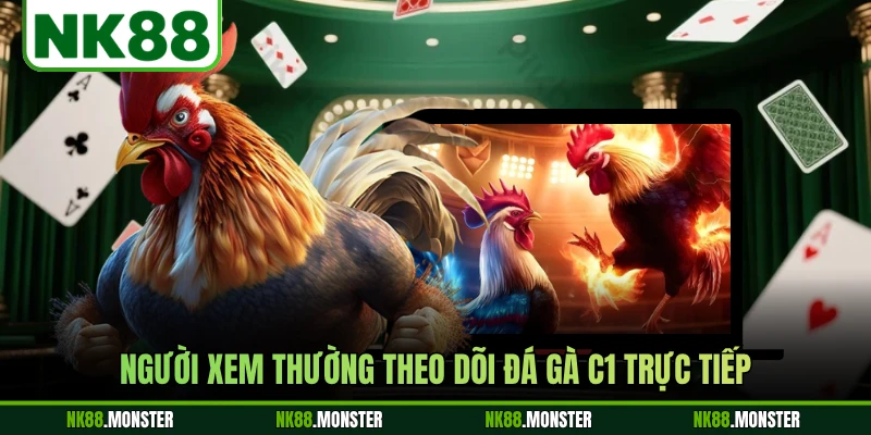Người xem thường theo dõi đá gà C1 trực tiếp